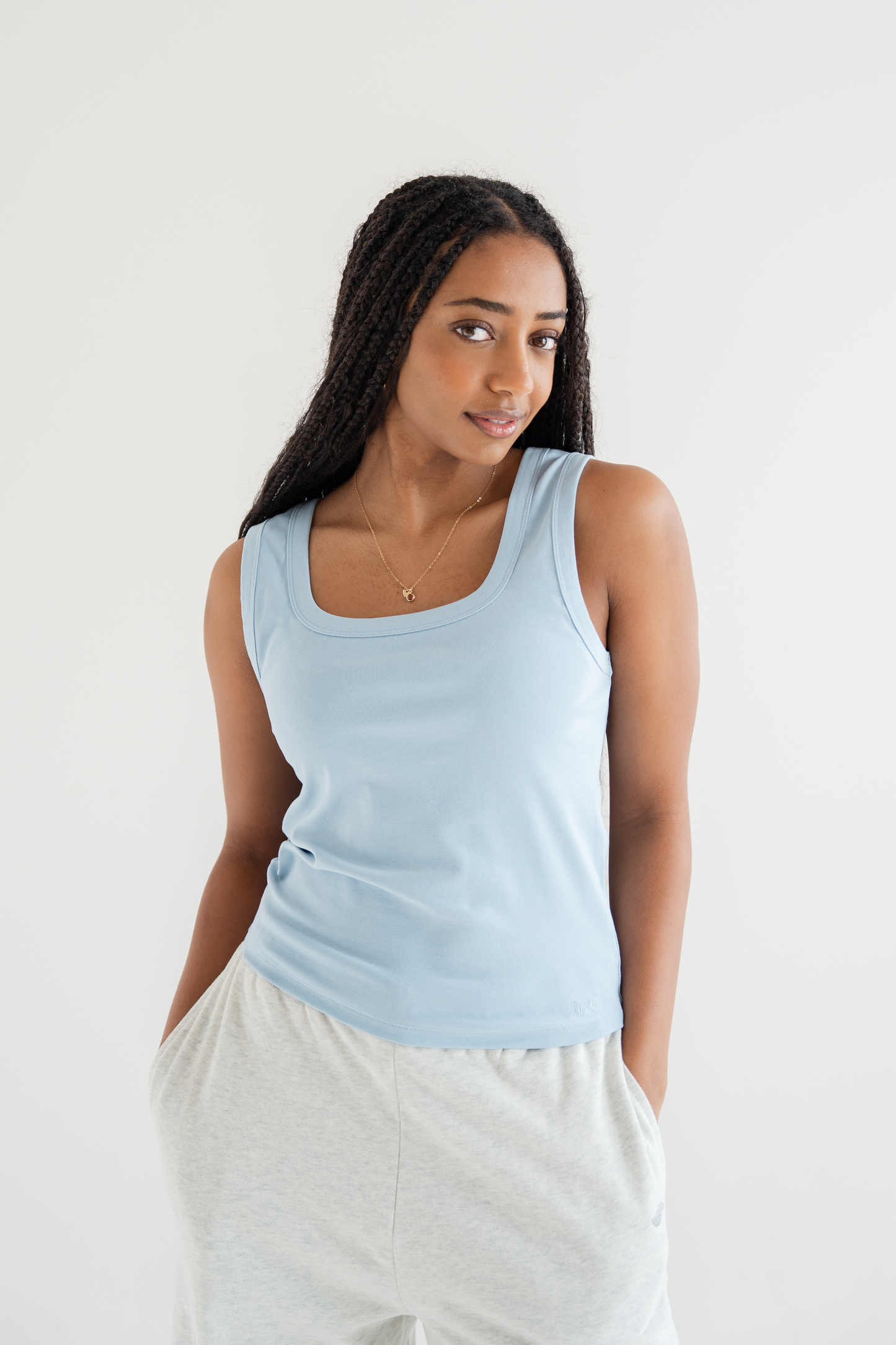 Light Blue Accessible Tank